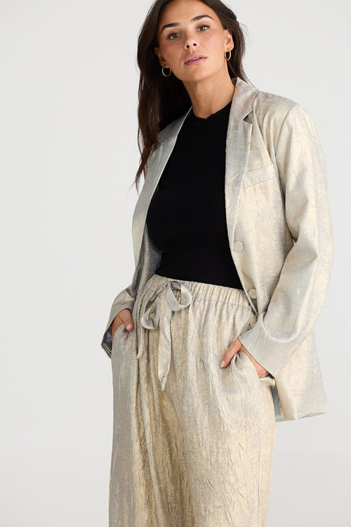 Brave True Astrid Blazer Champagne